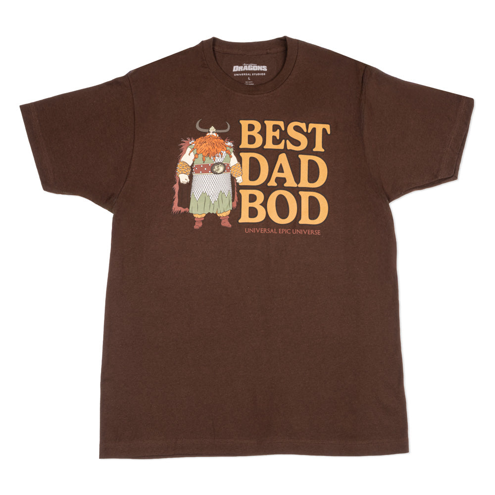 How to Train Your Dragon Dad Bod T-Shirt - X-Large