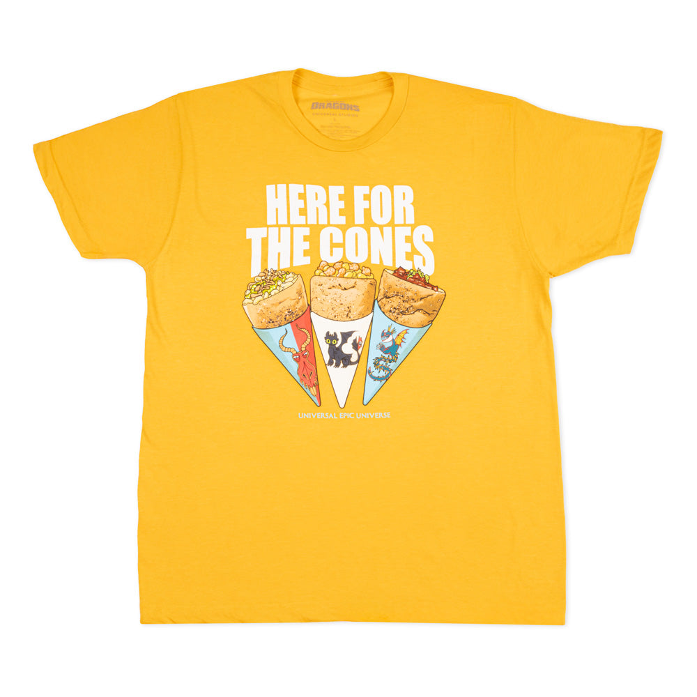 How to Train Your Dragon Here for the Cones T-Shirt - X-Large