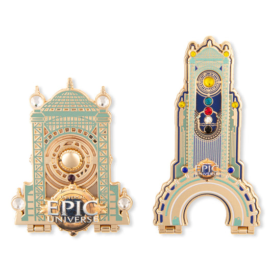 Universal Epic Universe Epic Anniversary Landmarks 2-Piece Pin Set