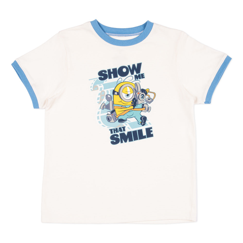 Despicable Me 3 Minions Youth Ringer T-Shirt - X-Large