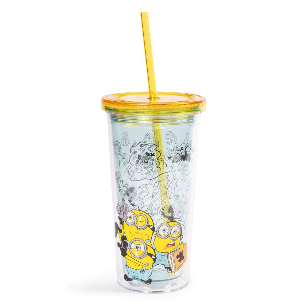 Despicable Me 3 Minions Tumbler with Straw
