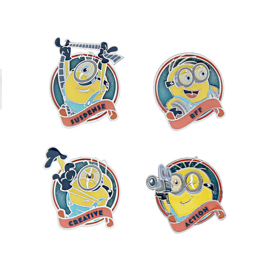 Despicable Me Minions Movie 4PC Pin Set