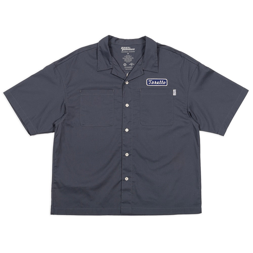 UNIVRS Fast & Furious Work Shirt, Indigo Blue, Large