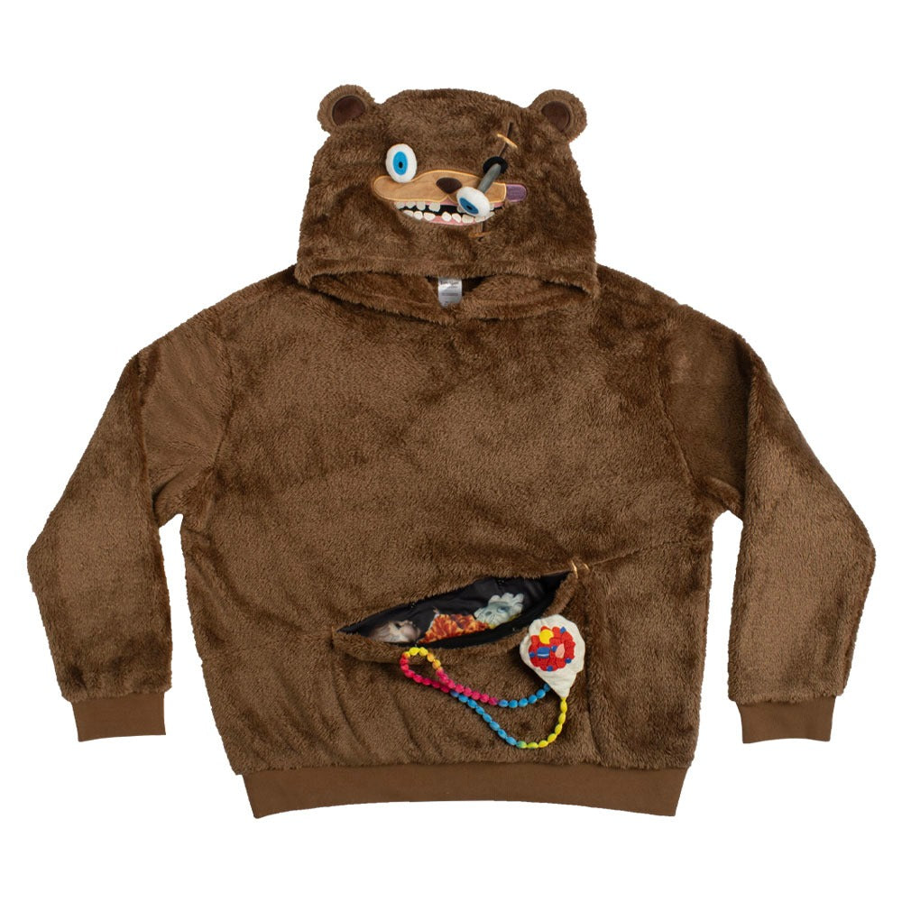 Halloween Horror Nights 2026 HamiKuma Cosplay Hoodie, Brown, Large