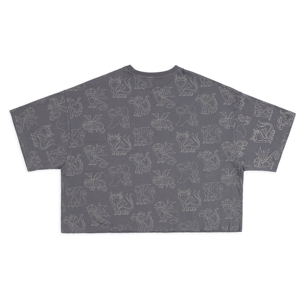 How to Train Your Dragon Toothless Women's Crop Top-4