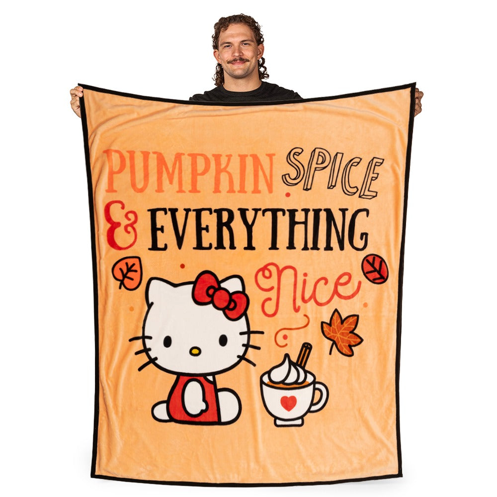 Hello Kitty® Pumpkin Spice Blanket-6