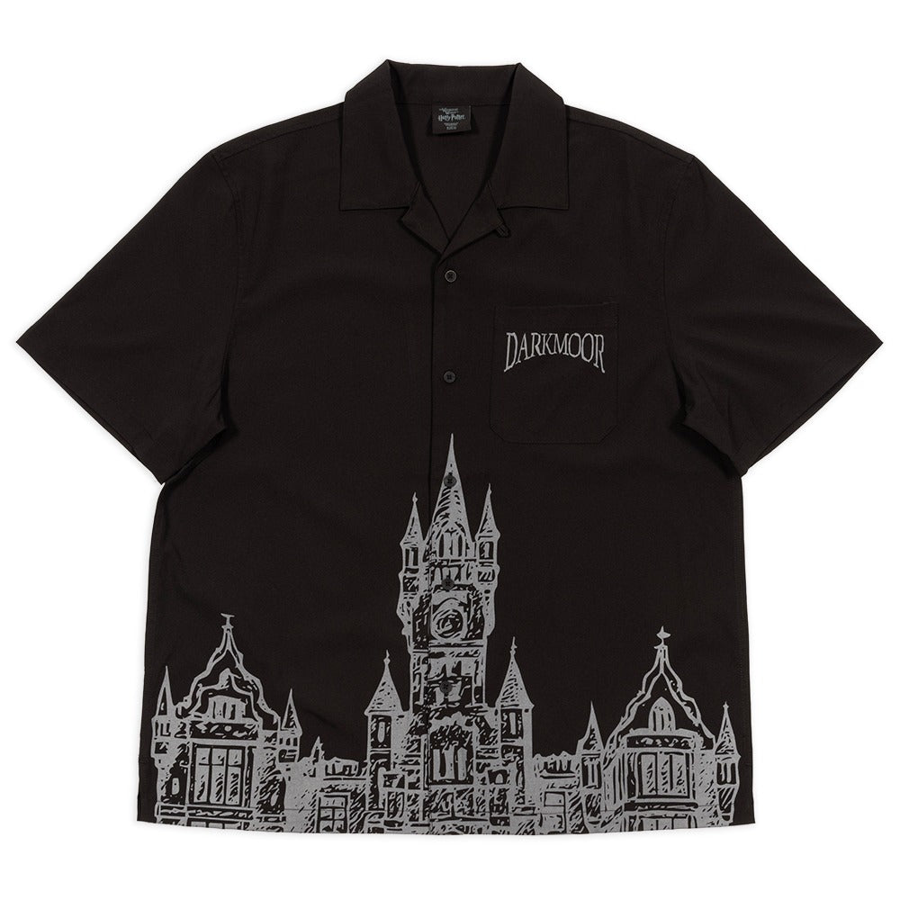 Dark Universe Darkmoor Camp Shirt, Black, Large