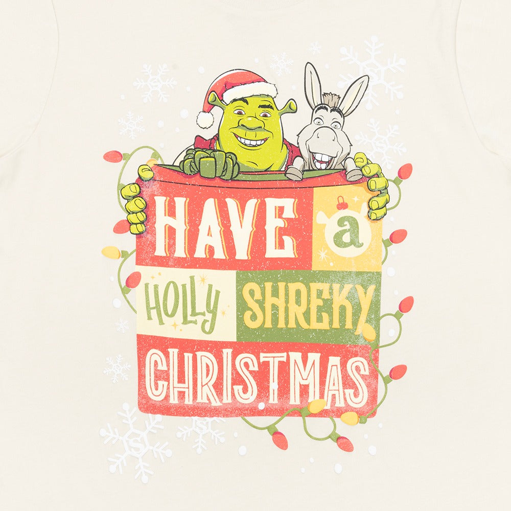 Shrek Have a Holly Shreky Christmas T-Shirt-3