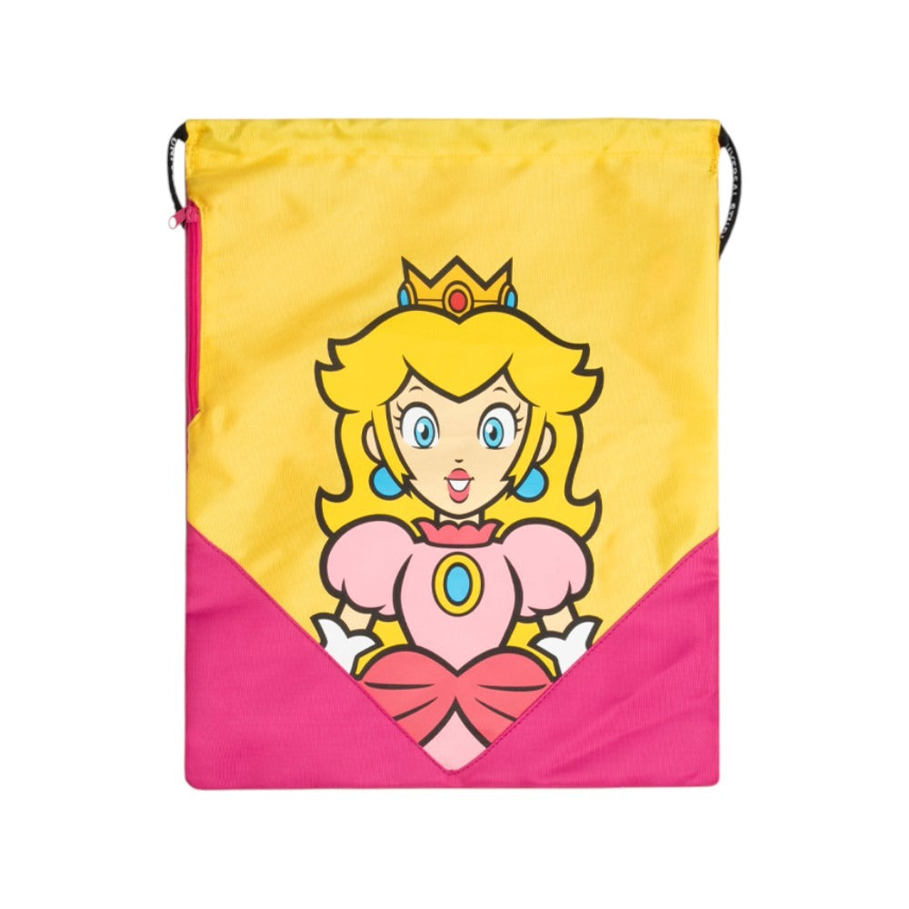 SUPER NINTENDO WORLD™ Princess Peach Big Face Drawstring Bag