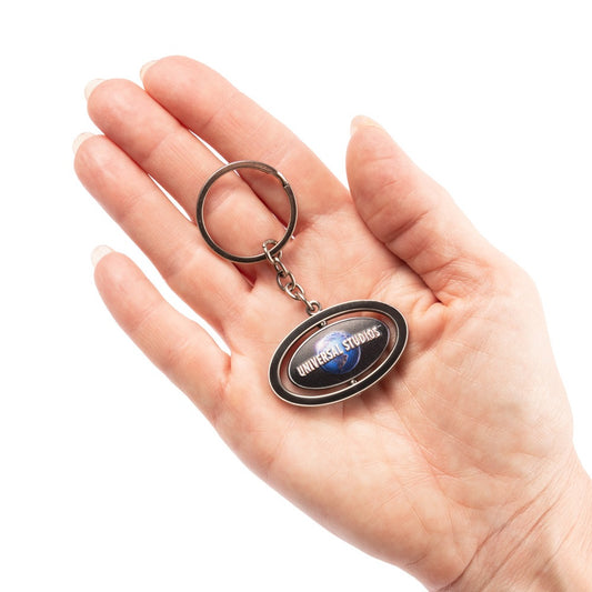 Universal Globe Logo Spinner Keychain