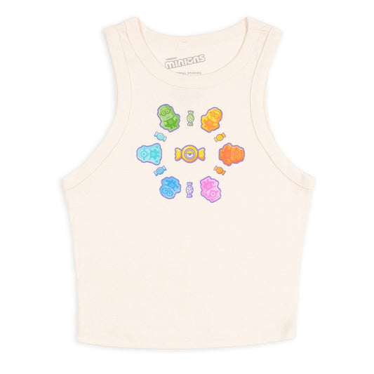 Despicable Me Minions Sweet Vibes Tank Top, Natural, Small