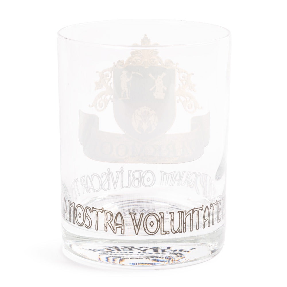 Universal Monsters Darkmoor Crest Rocks Glass-3