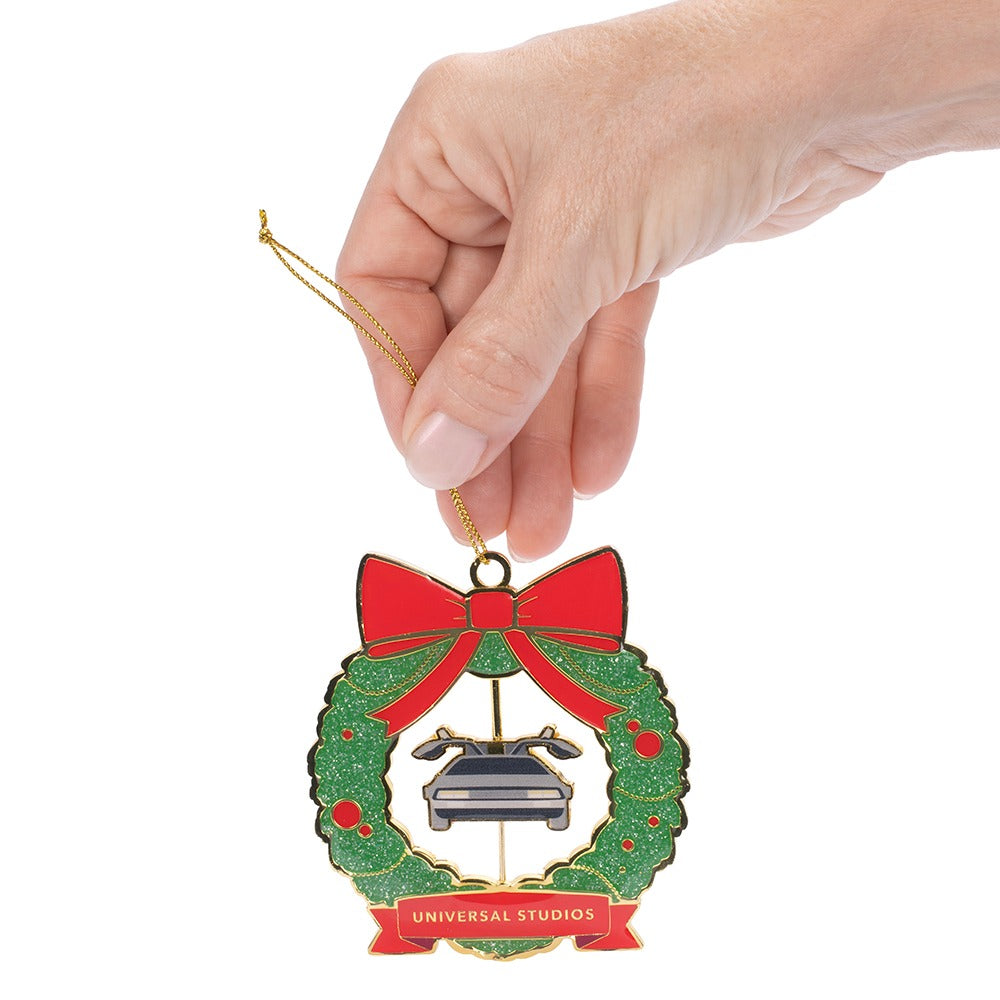 Back to the Future Metal Wreath Ornament-2