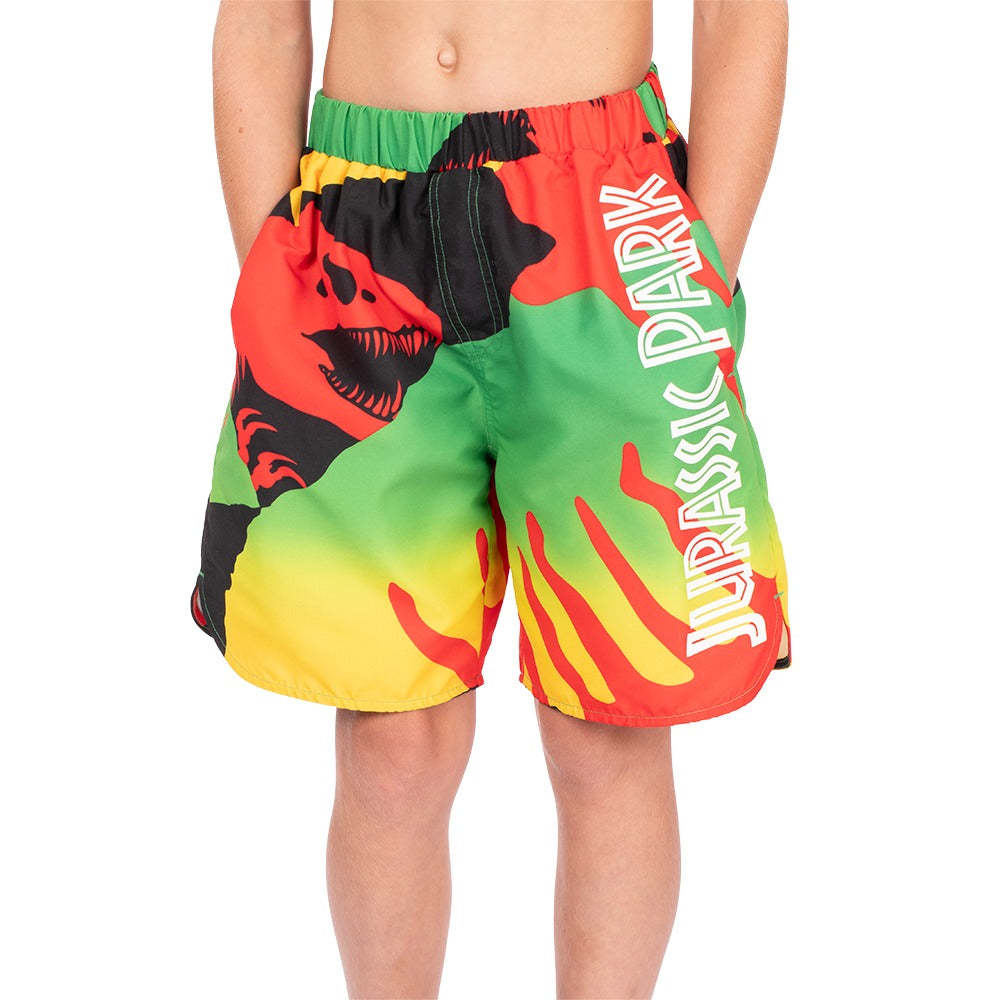 Jurassic Park Youth Swim Shorts-2