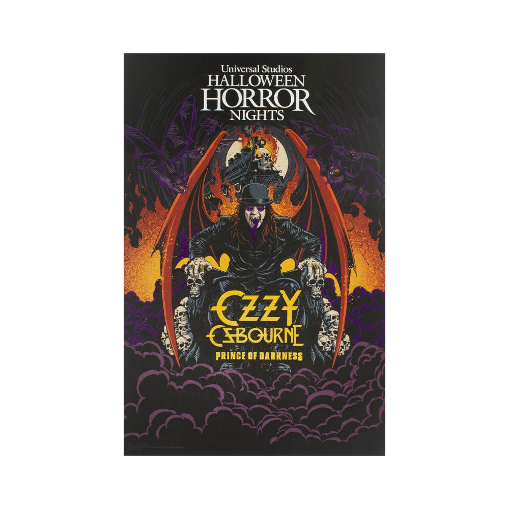 Halloween Horror Nights 2026 Ozzy Osbourne Poster