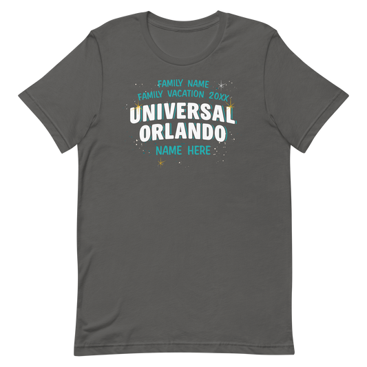 Universal Orlando Resort Family Vacation Personalized T-Shirt