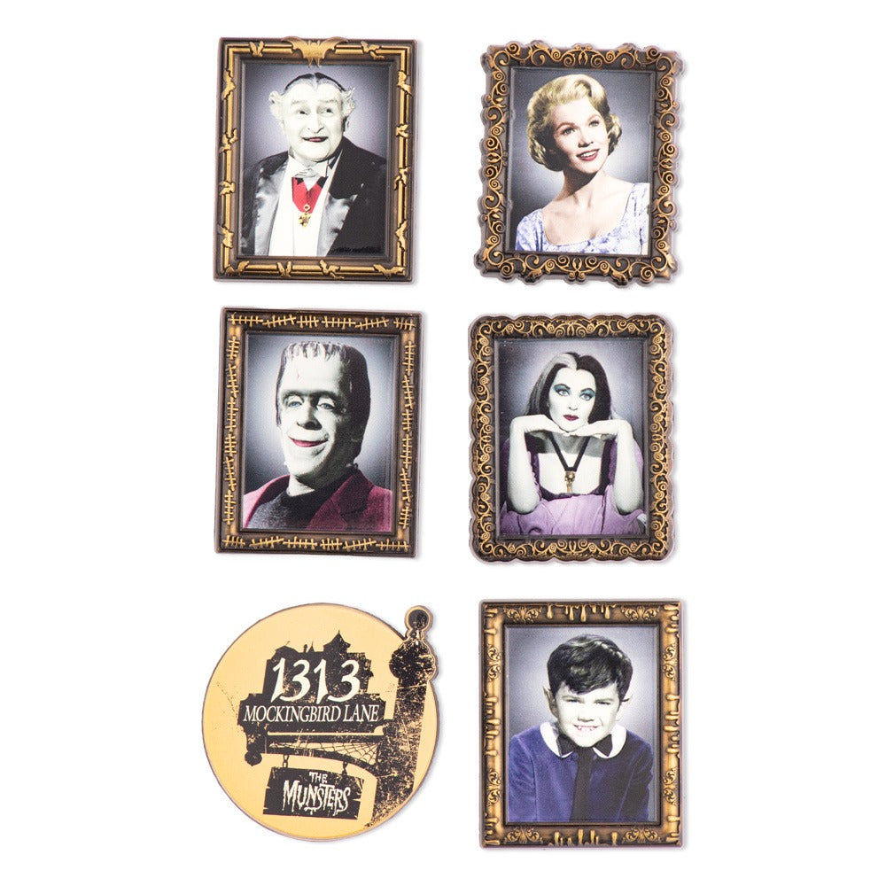 The Munsters Mystery Pin Set