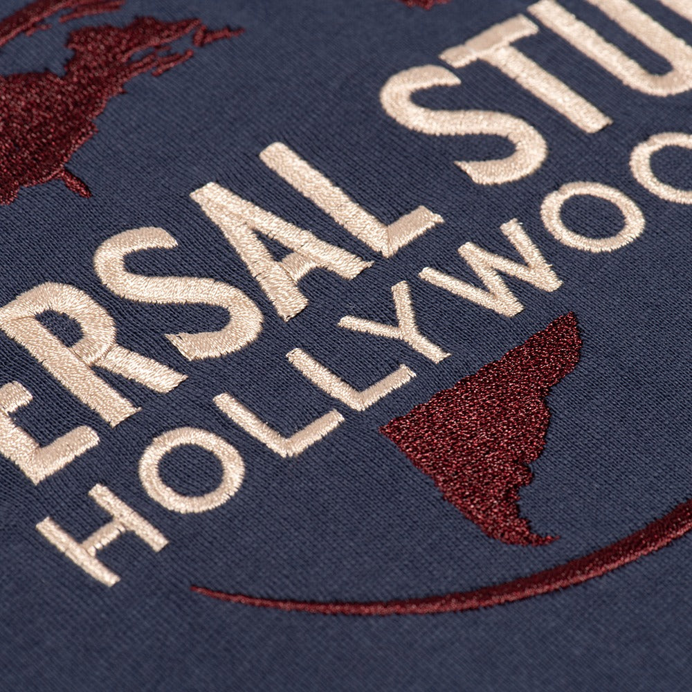 Universal Studios Hollywood Navy Embroidered Logo T-Shirt-2