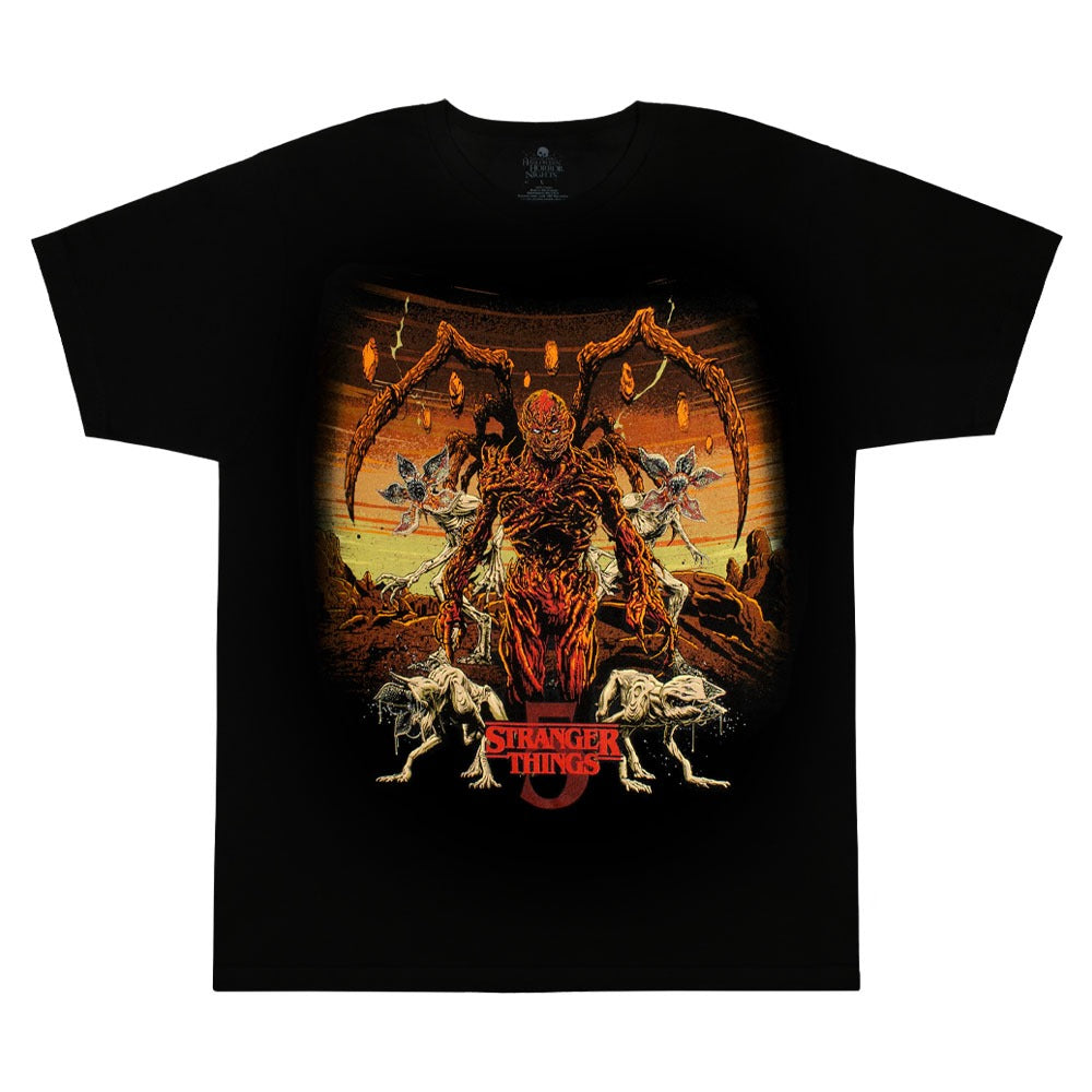 Halloween Horror Nights 2026 Stranger Things 5 Key Art T-Shirt Black Large