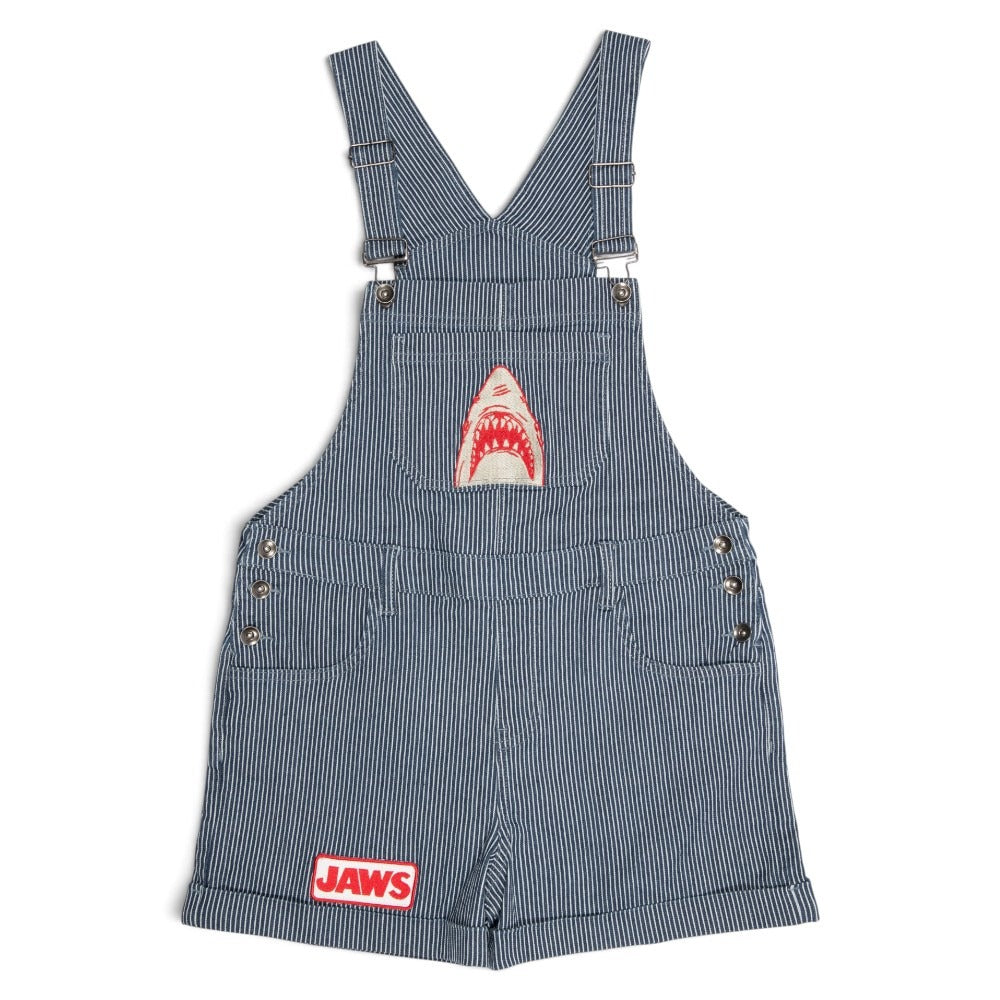 Jaws Her Universe Ladies Overalls Romper, Blue, X-Small