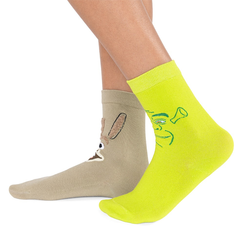 Shrek and Donkey Youth Socks-5