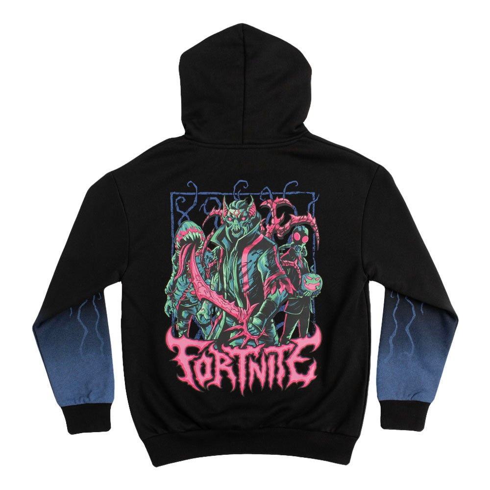 Halloween Horror Nights 2026 Fortnitemares Youth Hoodie, Black, Large