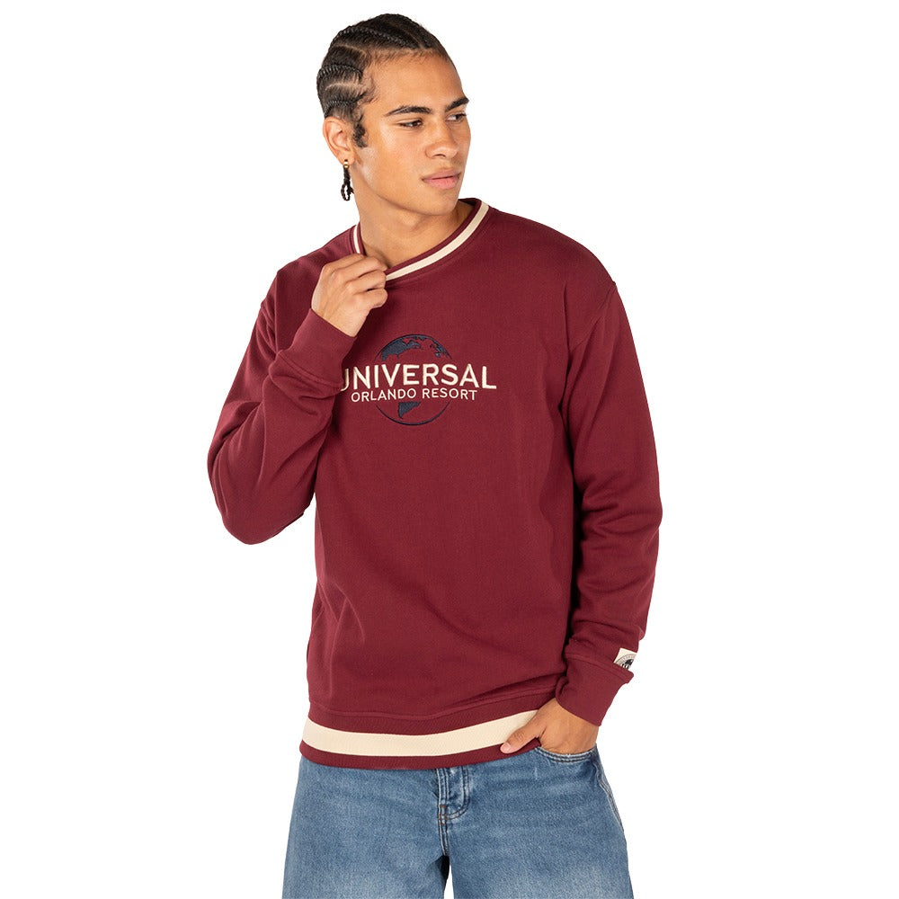 Universal Orlando Resort Embroidered Logo Crewneck Sweatshirt-6