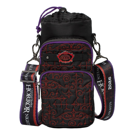 Halloween Horror Nights 2026 Logo Lug Water Bottle Bag