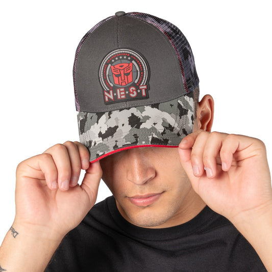 Transformers Grey Camo N.E.S.T. Hat-2