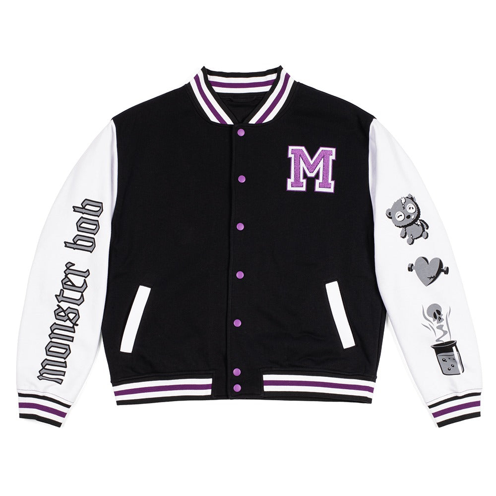 Despicable Me FrankenBob Varsity Jacket, Black, X-Large