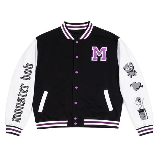 Despicable Me FrankenBob Varsity Jacket, Black, X-Large