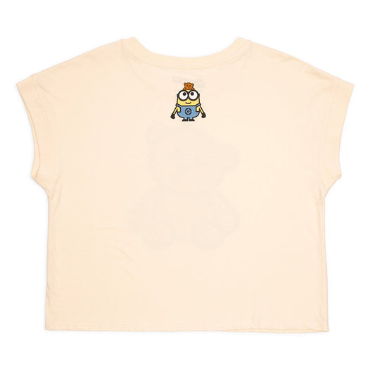 Despicable Me Bob & Tim Women's Crop T-Shirt-2