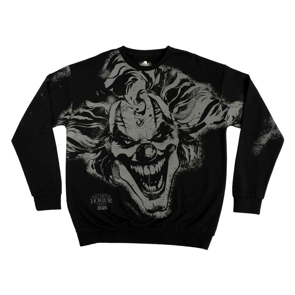 Halloween Horror Nights 2026 Icons Long Sleeve T-Shirt Black Large