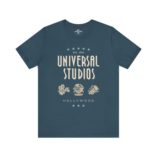 Universal studios hollywood icons t-shirt - deep teal