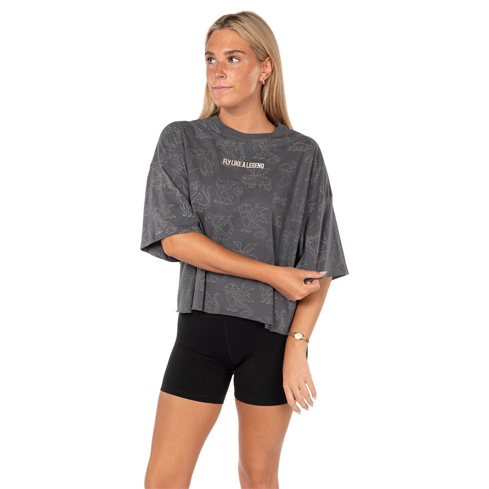 How to Train Your Dragon Toothless Women's Crop Top-2