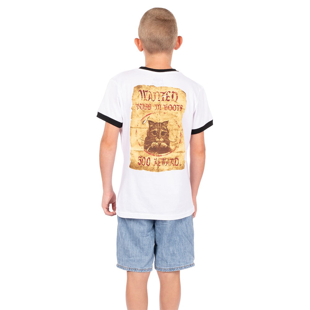 Shrek Puss in Boots Youth Ringer T-Shirt-3
