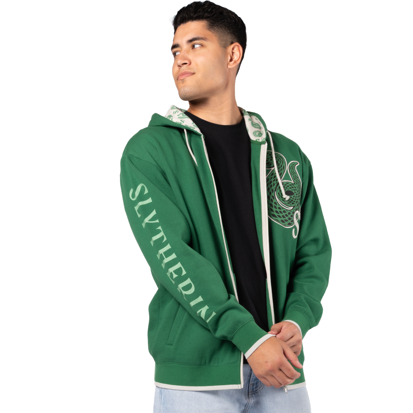 Harry Potter™ Zip-Up Fleece Hoodie - Slytherin™