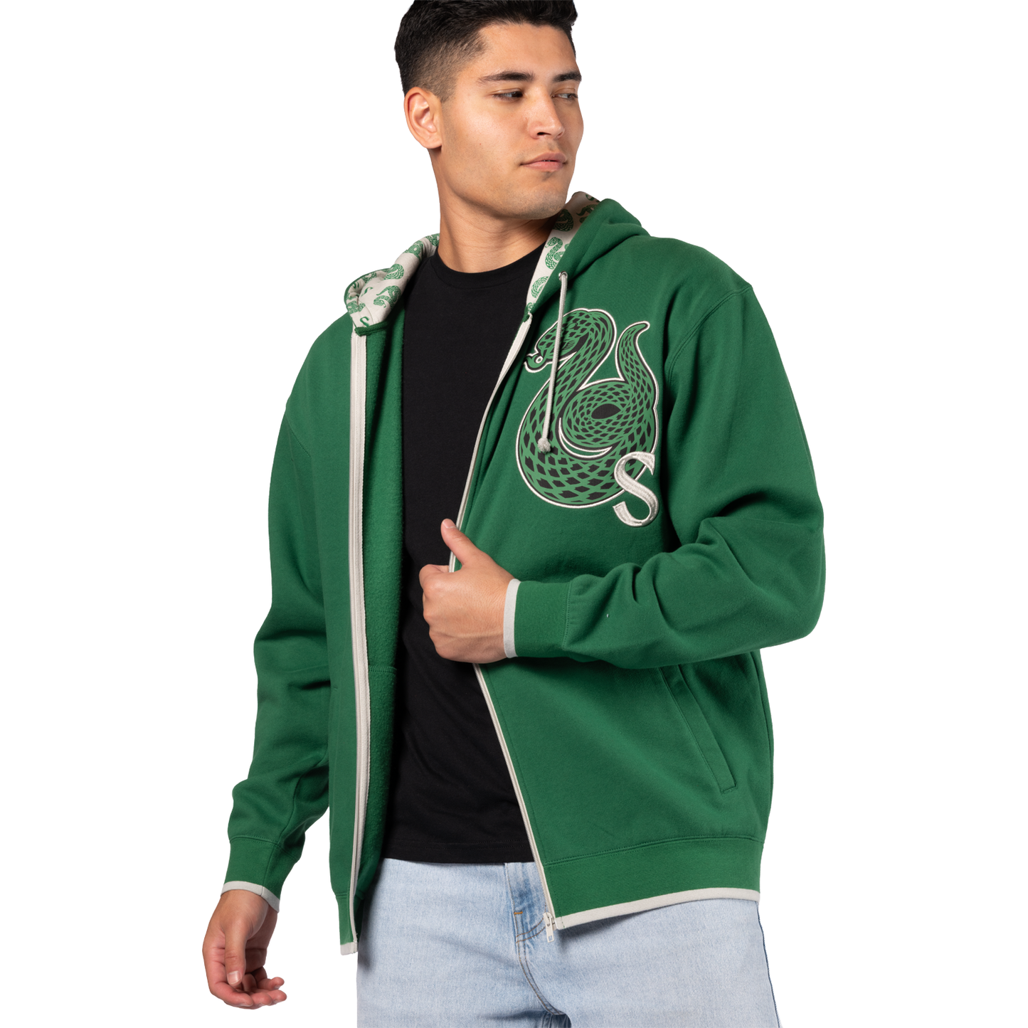 Harry Potter™ Zip-Up Fleece Hoodie - Slytherin™