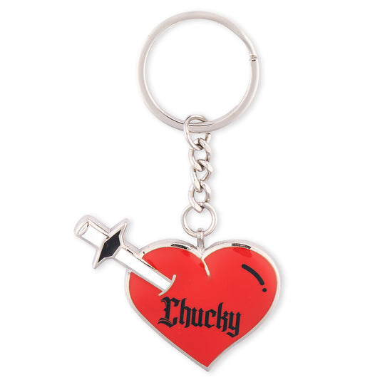 Chucky Loungefly Heart Keychain