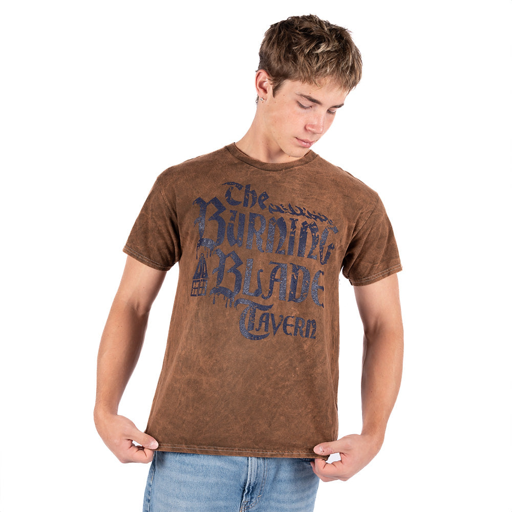 Universal Classic Monsters The Burning Blade Tavern Acid Wash UV Reactive T-Shirt