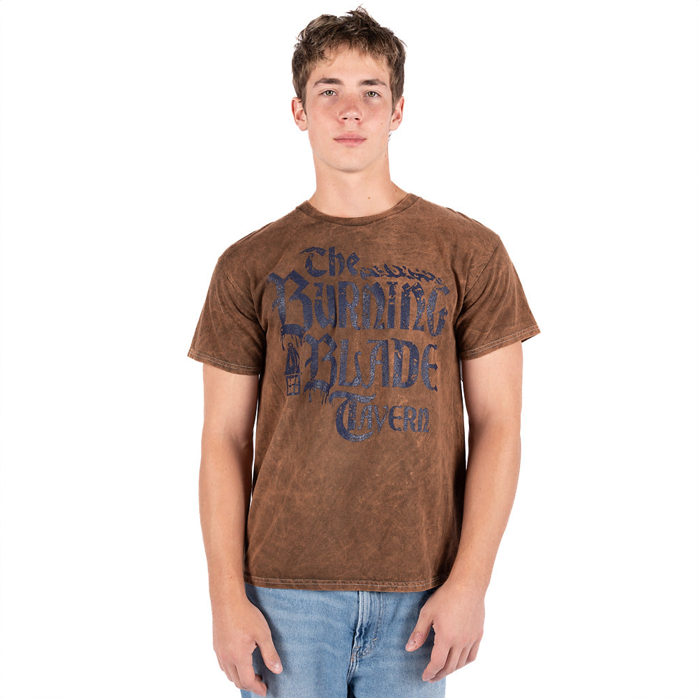 Universal Classic Monsters The Burning Blade Tavern Acid Wash UV Reactive T-Shirt