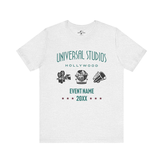 Universal studios hollywood icons personalized t-shirt - ash