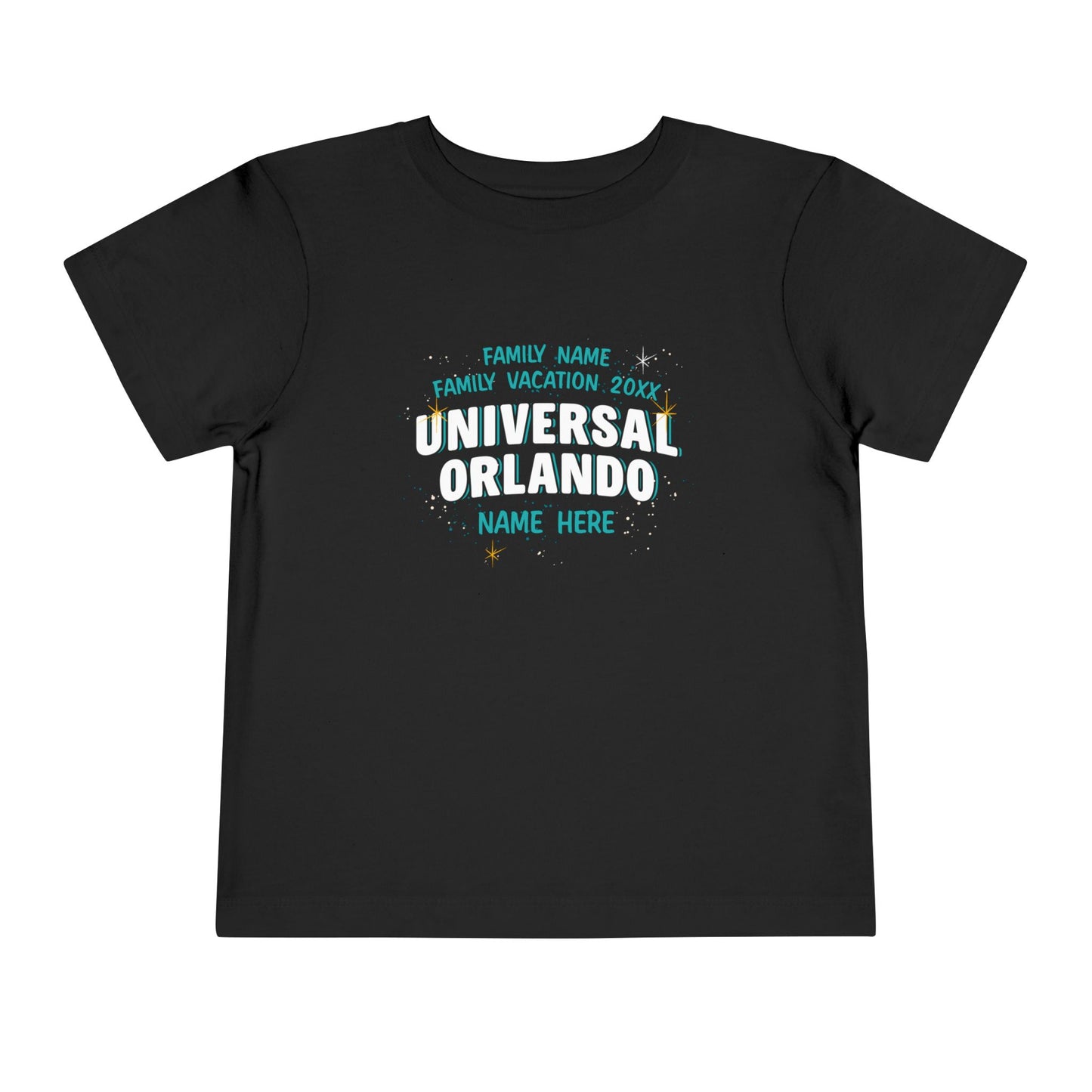 Universal Orlando Resort Family Vacation Personalized Toddler T-Shirt