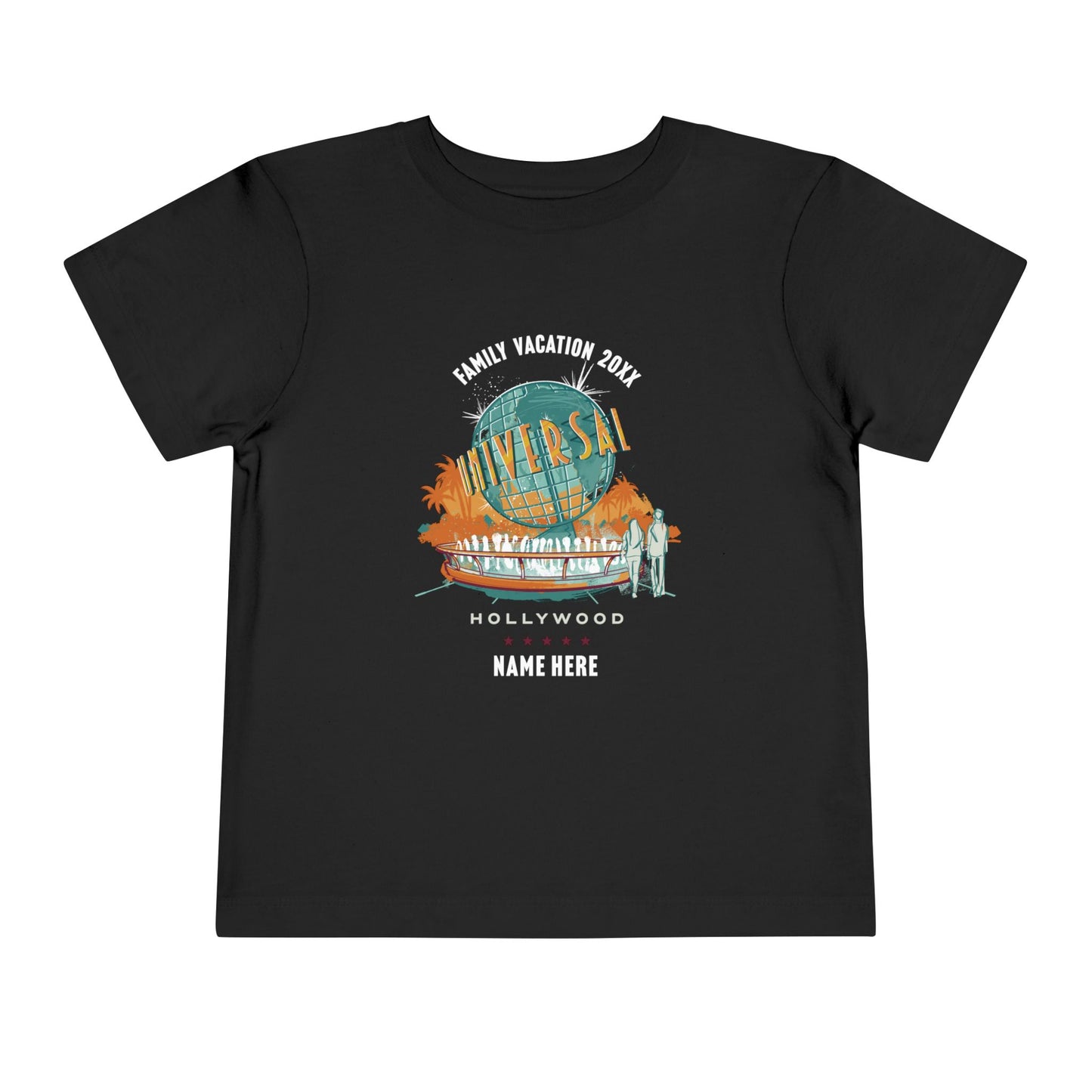 Universal Studios Hollywood Vintage Globe Personalized Toddler T-Shirt