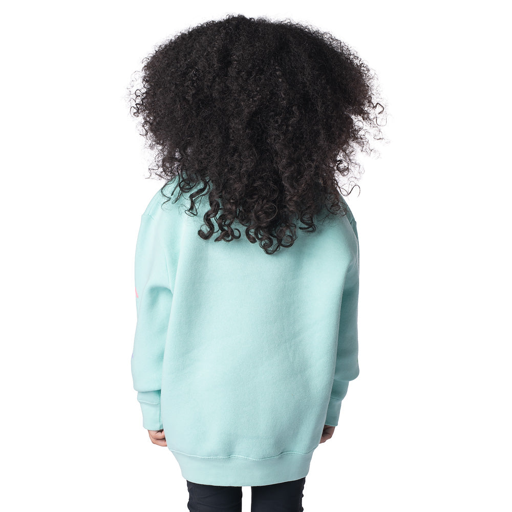 Gabby's Dollhouse Youth Crewneck Sweatshirt of Cakey Cat