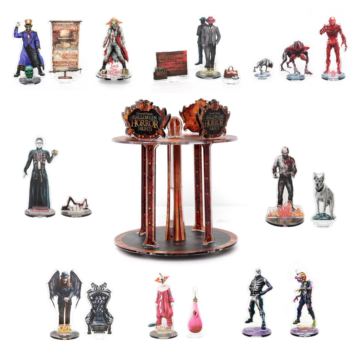 Halloween Horror Nights 2026 Acrylic Sets & Carousel Bundle