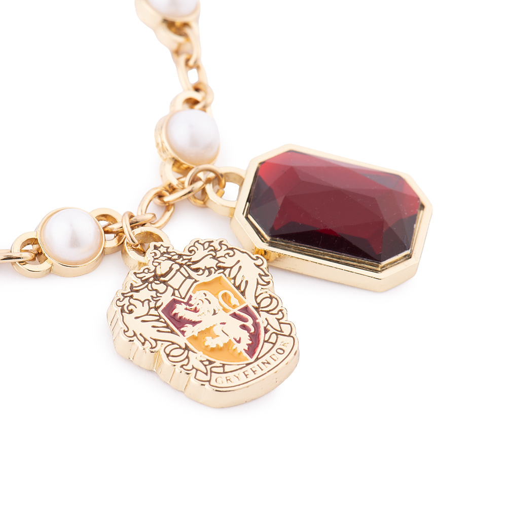 Harry Potter™ Bracelet of Gryffindor™ Crest with Pearl