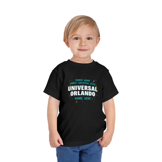 Universal Orlando Resort Family Vacation Personalized Toddler T-Shirt