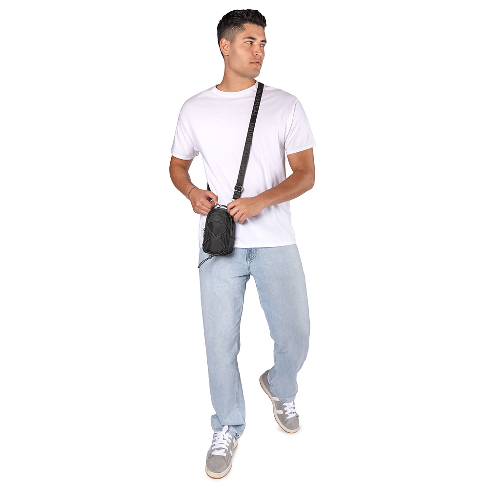 Universal Studios Logo Crossbody Bag - Black