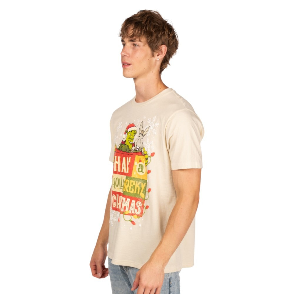 Shrek Have a Holly Shreky Christmas T-Shirt-4